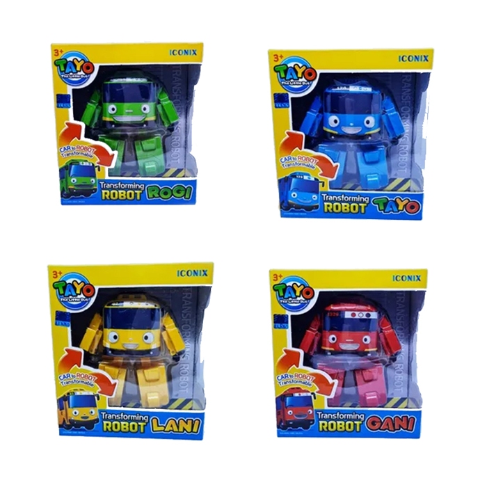 Iconix Tayo Transforming Robot Tayo/Rogi/Gani/Lani