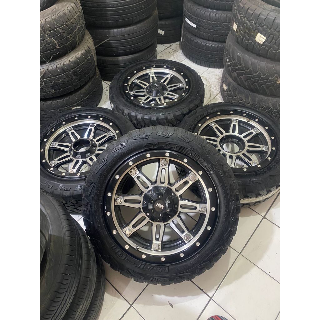velg mobil seken DAKAR ring 20 hole 6x139 buat pajero fortuner