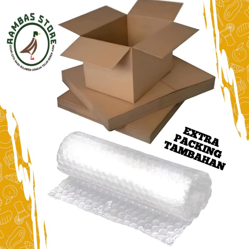 

Ekstra packing tambahan kardus