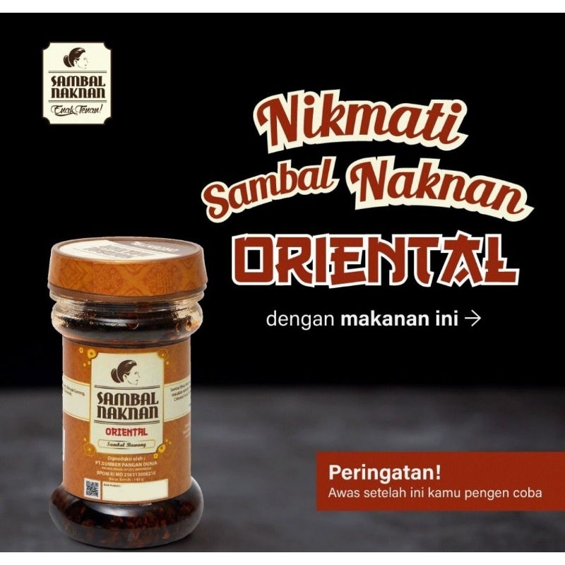 

SAMBAL NAKNAN ORIENTAL (CHILLI OIL) 140 GRAM,BEST SELLER EXPIRED 2026‼️