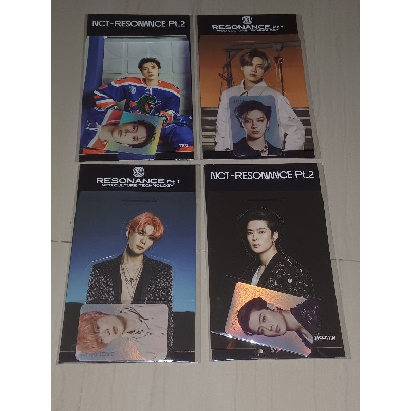 [OFFICIAL] FREE CLAIM Standee + PC Hologram set Jaehyun & Ten nct 2020 resonance pt.1&2