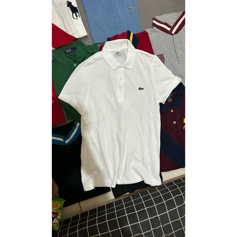 Polo LACOSTE White Second