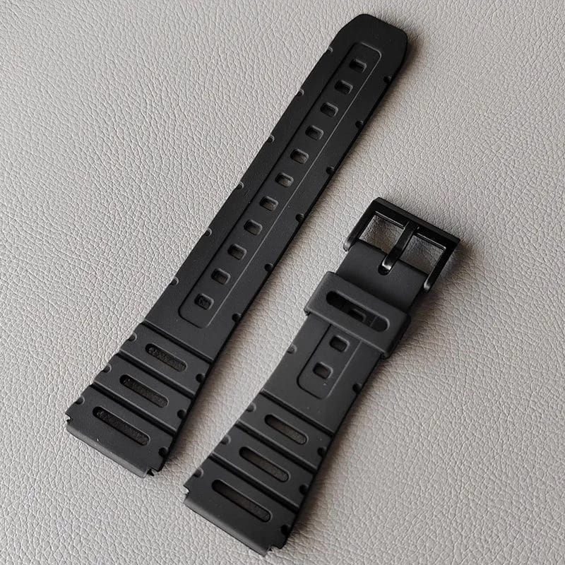 TALI JAM TANGAN CASIO CA 53 CA53 CA-53W-1Z DATA BANK KALKULATOR ORIGINAL HITAM