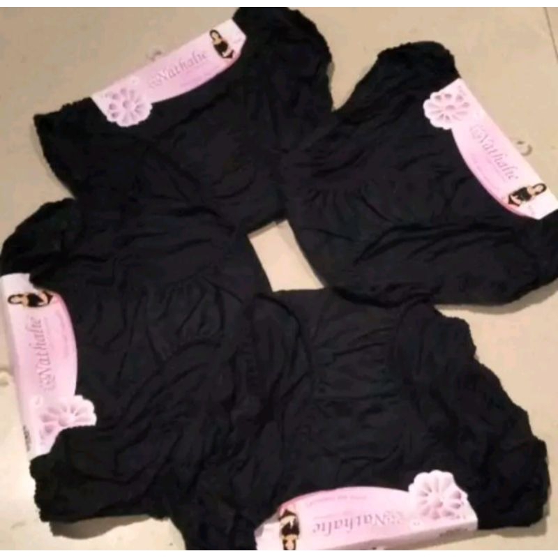 [ ISI 3 PCS] CELANA DALAM WANITA MINI /CD NATHALIE NTC 429 HITAM