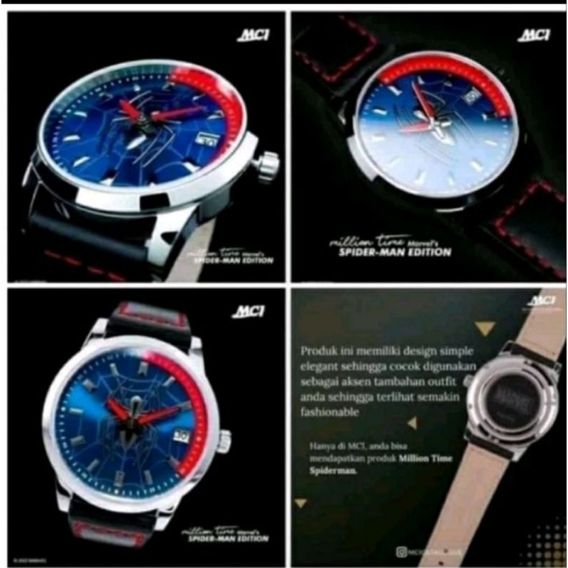 Jam Spiderman MCI original segel