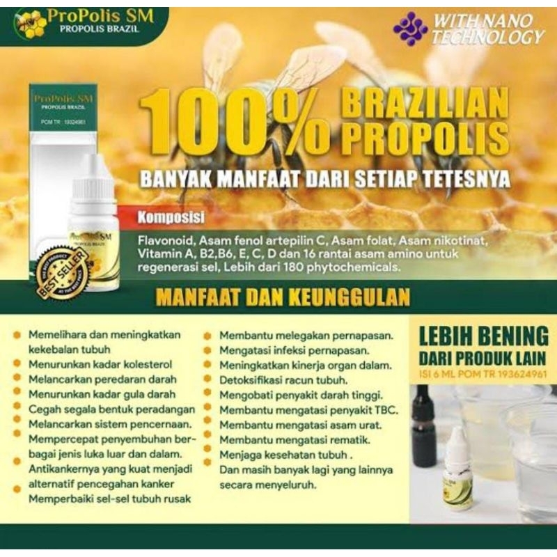 propolis SM brazilian propolis | tetes telinga