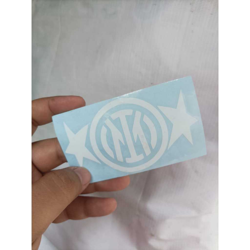 

Stiker Cutting Motor Logo Inter Milan Bintang Dua Besar