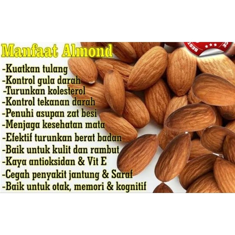 

kacang almond 1 kg