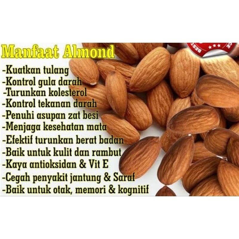 kacang almond 1 kg