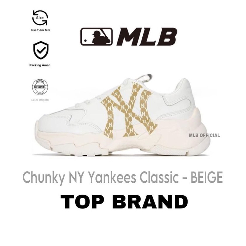 MLB Chunky NY Yankees Classic Sneaker Original MLB