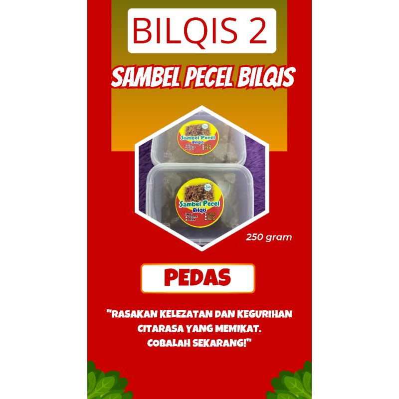 

Sambel Pecel Bilqis Khas Jawa Timur
