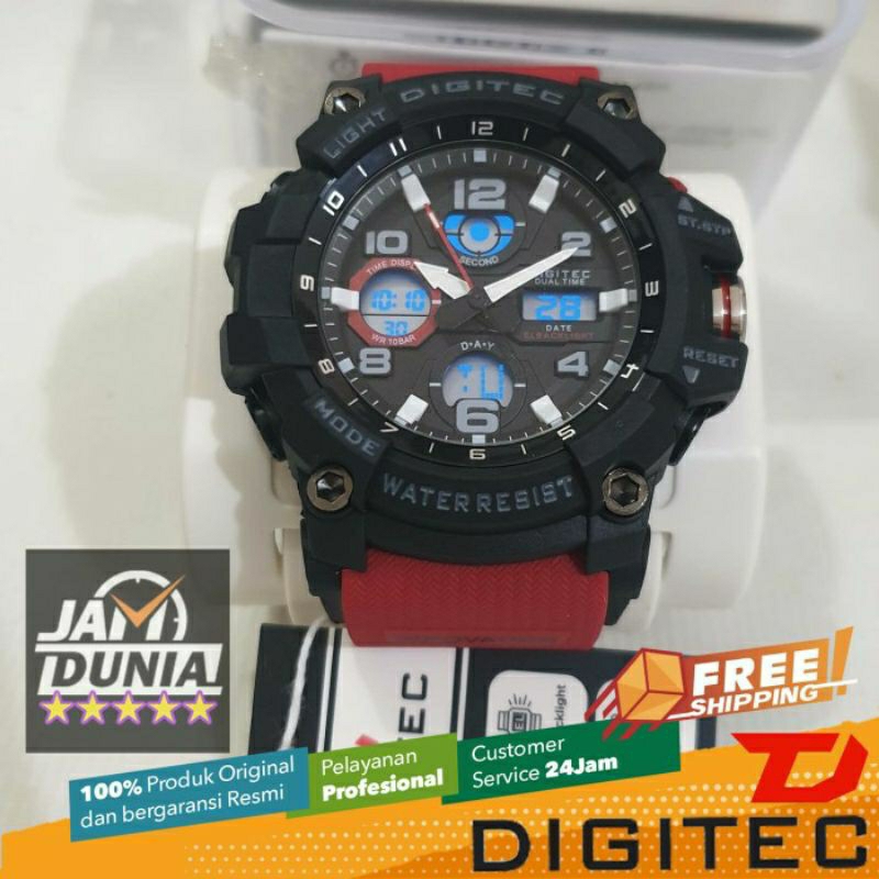 DIGITEC ORIGINAL DA-2125 TMR DG 2125 DIGITEC 2125 JAM TANGAN PRIA TR