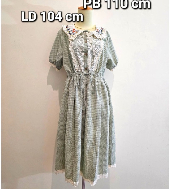 miss alley bkk dress kotak kotak bordir miss alley dress lebaran