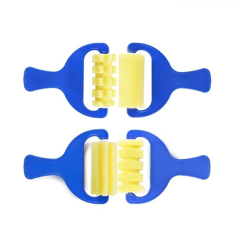 

1 SET 4 PCS KUAS LUKIS ANAK ROLLER SPONS BESAR / ROLLER SPONS BESAR ANAK