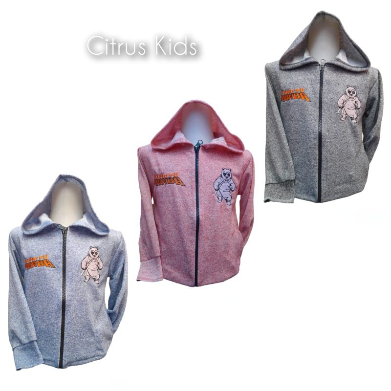 Model Terbaru/Jaket Anak Laki-Laki Kungfu Panda Bahan Two Tone/Kids Jacket/Jaket Anak Laki-laki 5 Ta