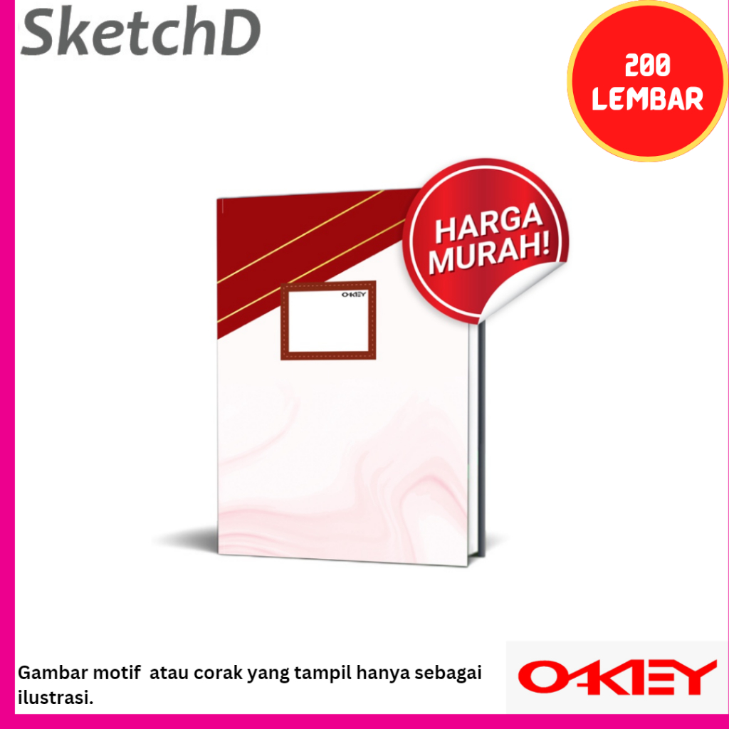 

Buku Kas Keuangan Kantor Register Kecil Okey Kwarto A5 Hardcover Book 21 x 16 cm 200 lembar bergaris