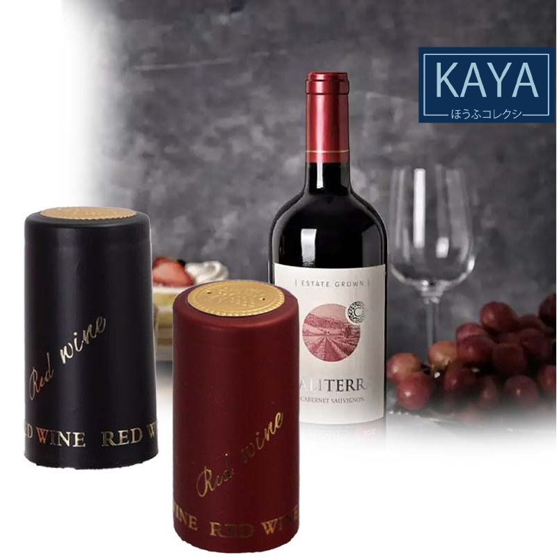 Plastik PVC Shrink Film Plastik Wrap Segel Botol Wine PVC Cap Segel Tutup Botol Wine Bottle