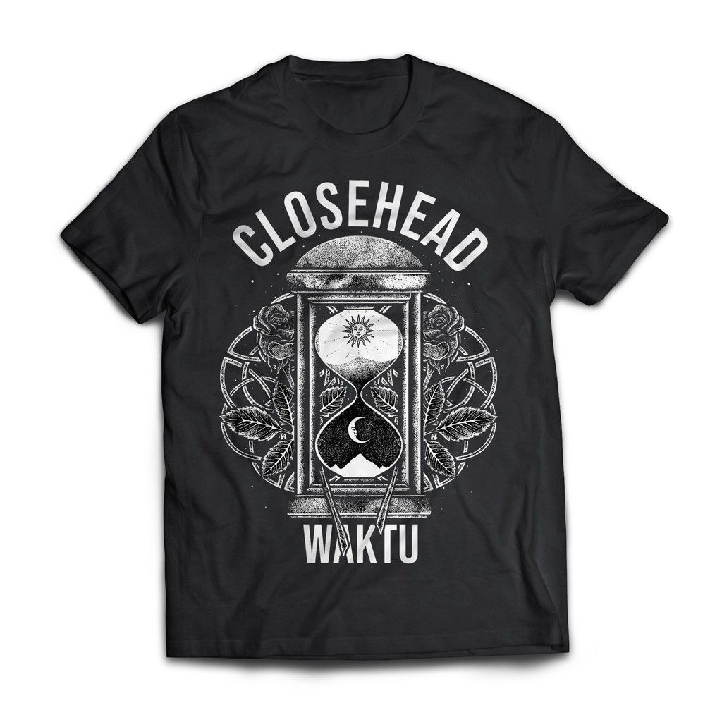 Kaos Closehead Waktu Tshirt 100% Cotton