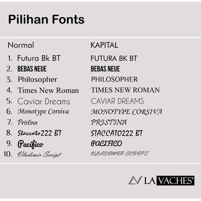 Custom Grafir Nama pada Tas atau Dompet