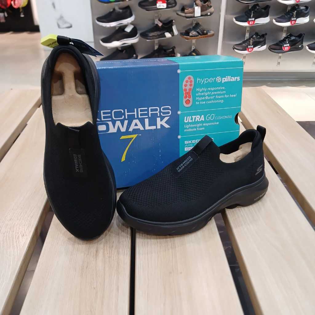 Sepatu Sneakers - SKECHERS Go Walk 7 - Black - [216633/BBK] - Original