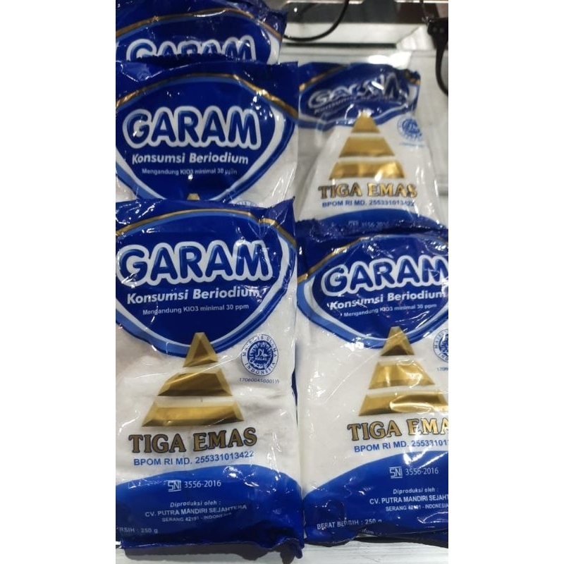 

Tiga Mas Garam Konsumsi (250gram)