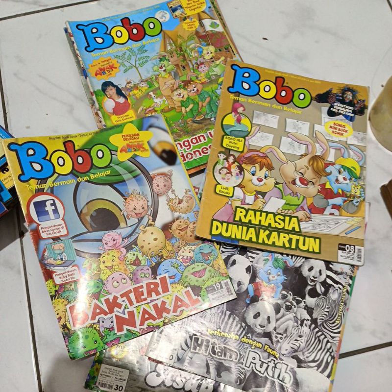 majalah bobo bekas Tahun 2004- 2012. boleh pilih judul