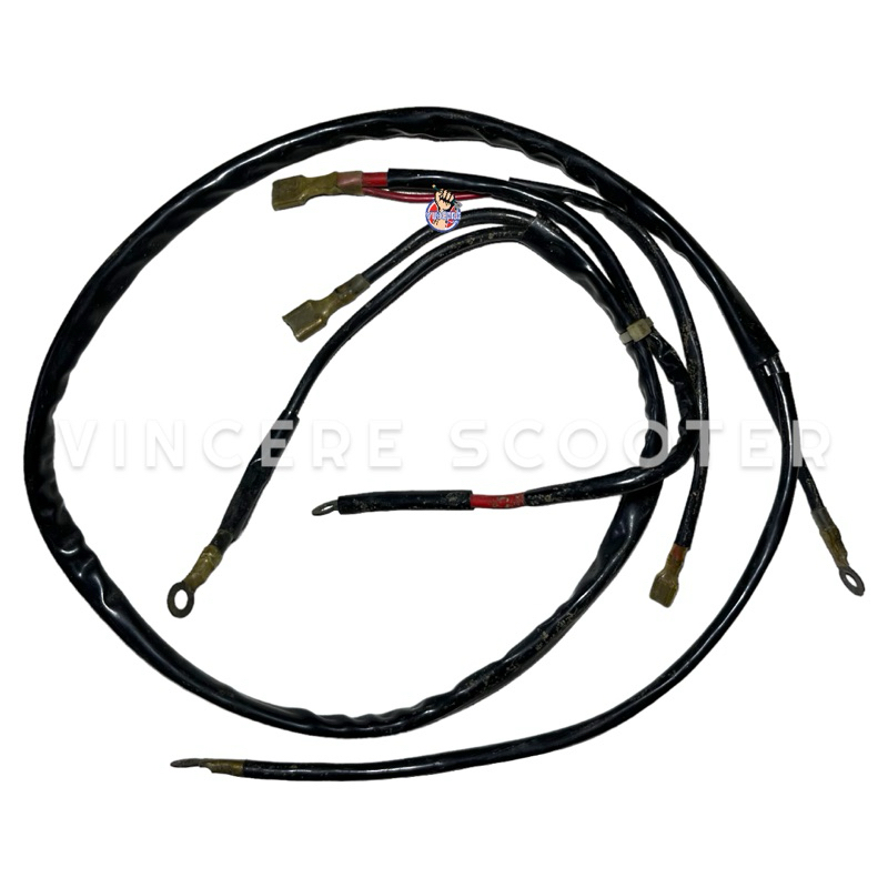 Kabel Aki Dinamo Starter Original NOS Vespa Excel Exclusive Spartan New PX Corsa