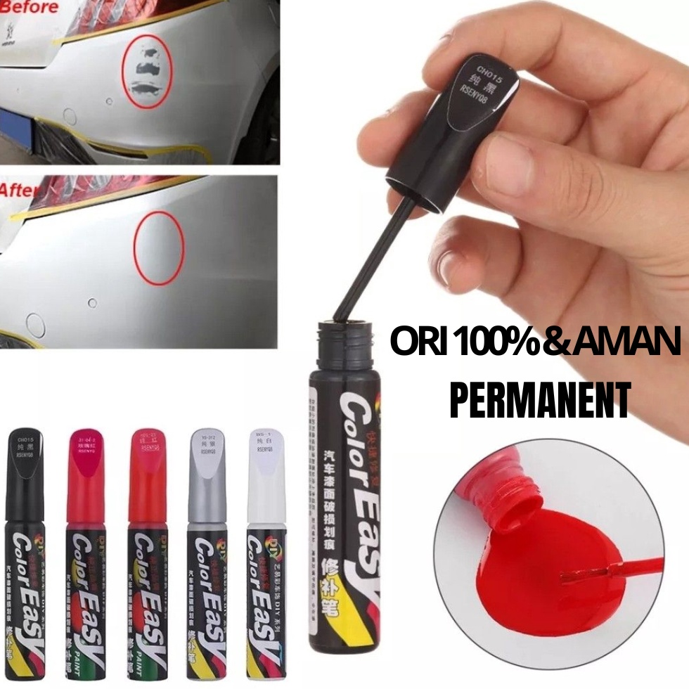CAR TOUCH UP PAINTER ORIGINAL Spidol Penghilang Baret Lecet Mobil Motor Color Essy Color Easy Colore