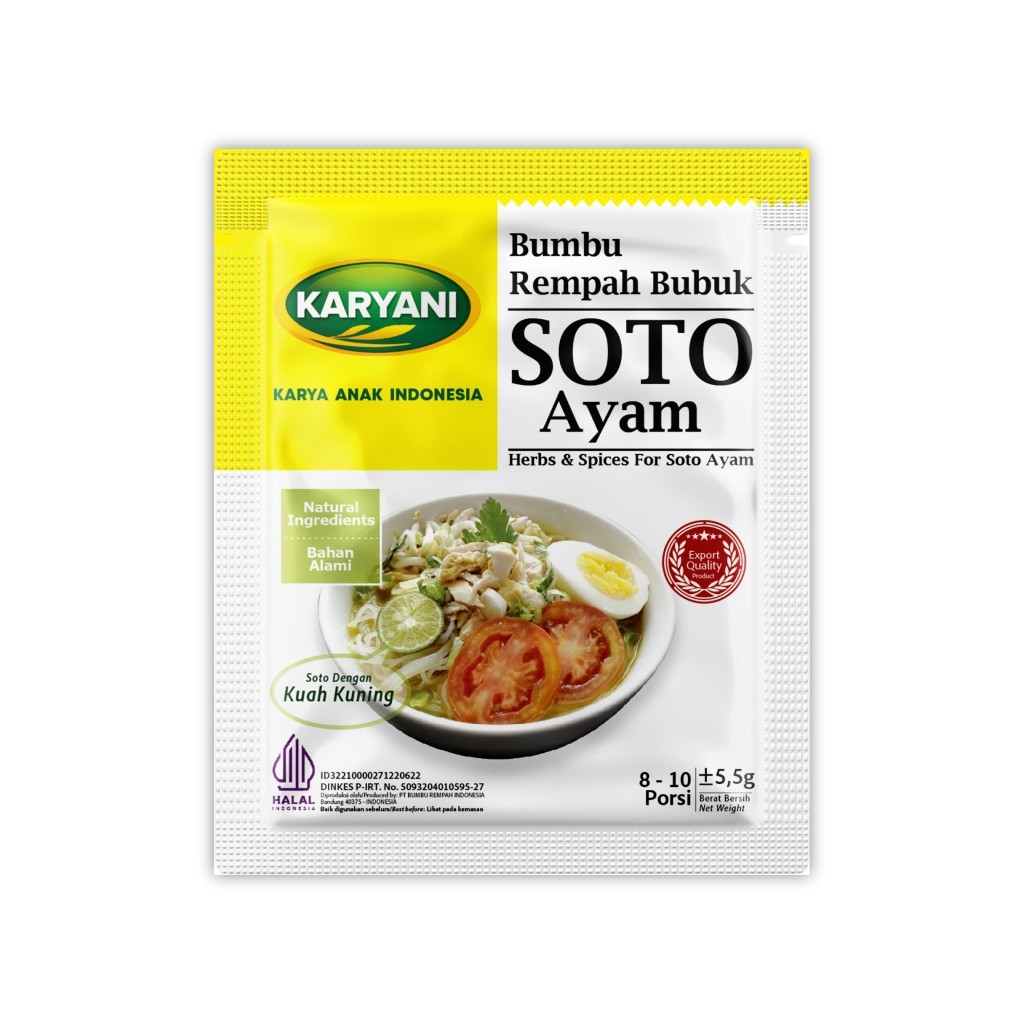 

Bumbu 1 Sachet Bumbu HERBAL Bubuk Rempah SOTO AYAM Bumbu Bubuk Soto Ayam