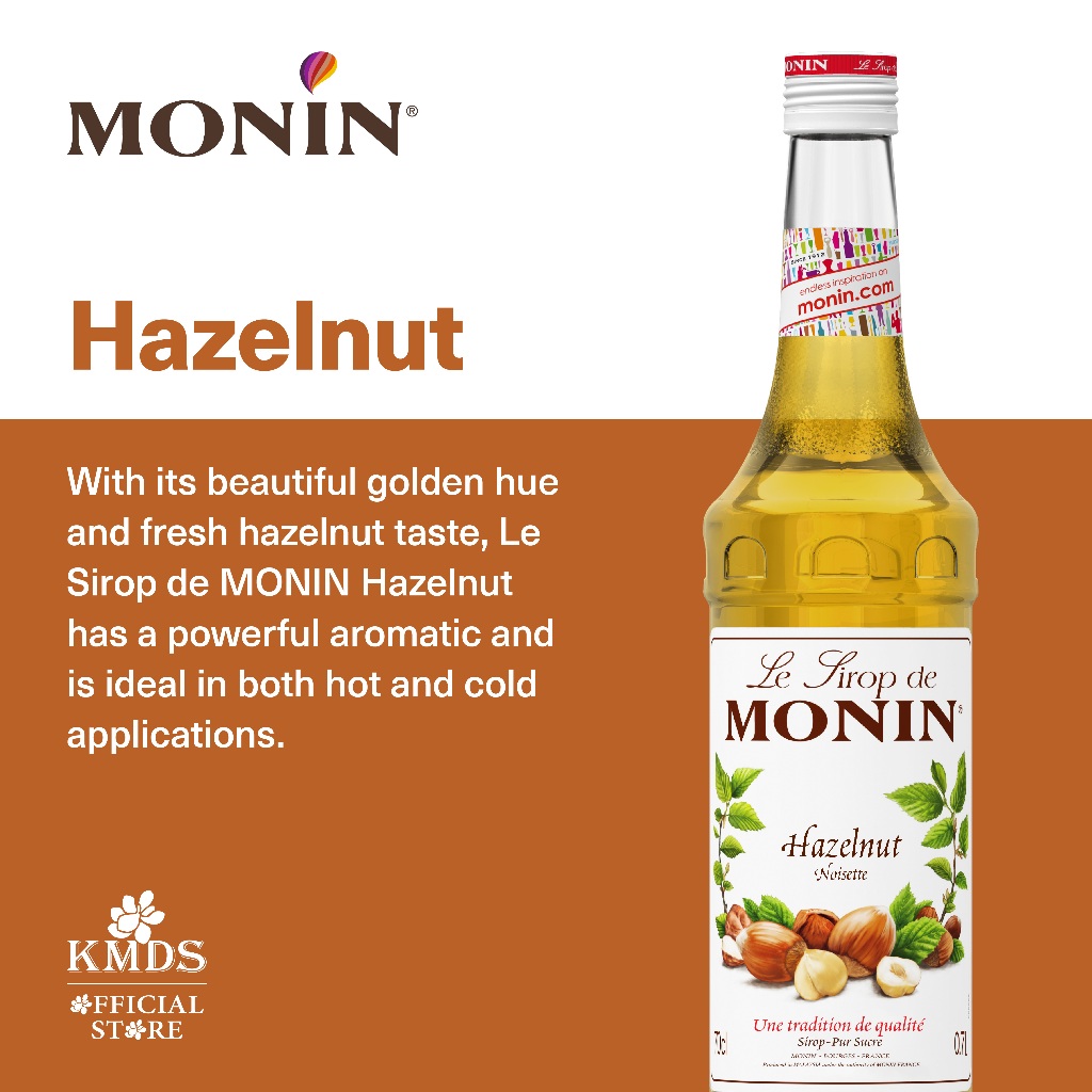 

MONIN Hazelnut syrup 70 CL 700 ML