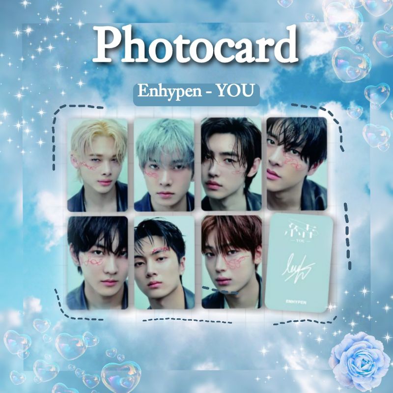 PHOTOCARD UNOFFICIAL ENHYPEN - PHOTOCARD PREMIUM JAKE SUNGHOON JAY HEESUNG SUNOO NIKI - PHOTOCARD EN