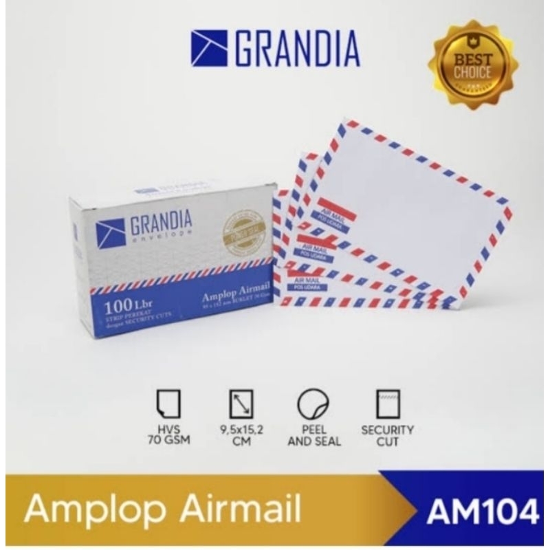 

Amplop grandia belang 1 slop isi 5 pak