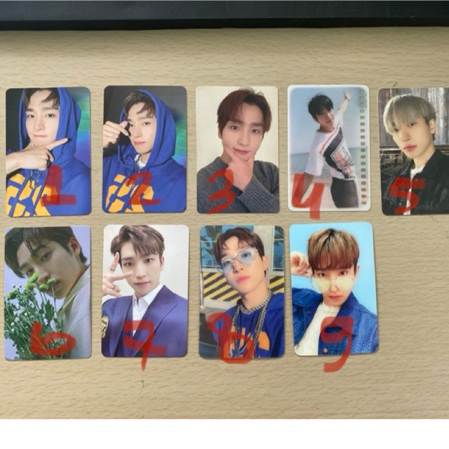 Sangyeon photocard thrill ride whisper roar star magazine