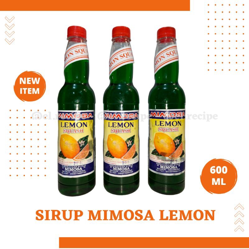 

ECER - SIRUP MIMOSA LEMON SQUASH - KHAS MADIUN