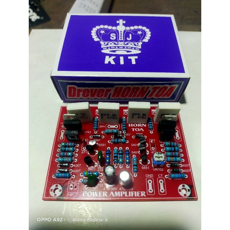 kit drever power toa midle high untuk corong