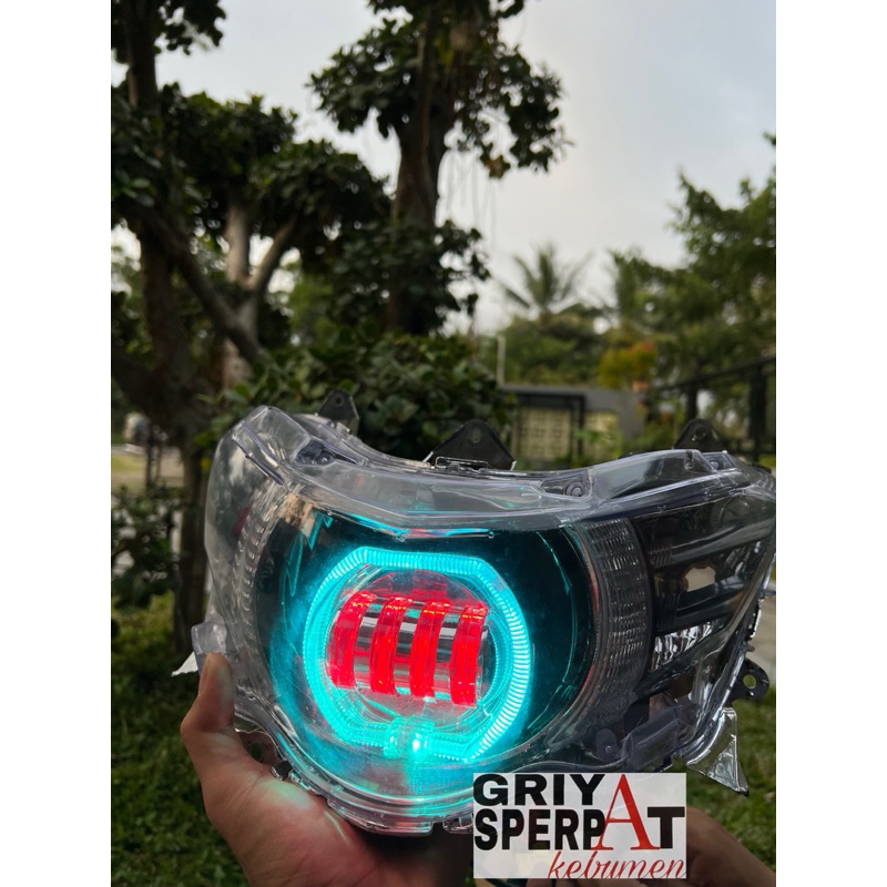 LAMPU DEPAN YAMAHA MIO GT MIO SOUL GT BILED BILLED PROJIE LED