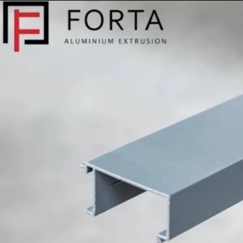 Aluminium Forta Kusen 4" 0554 Tutup Kusen Z Aluminium Batangan