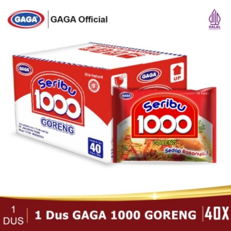 

GAGA 1000 GORENG 50g. (1 DUS)