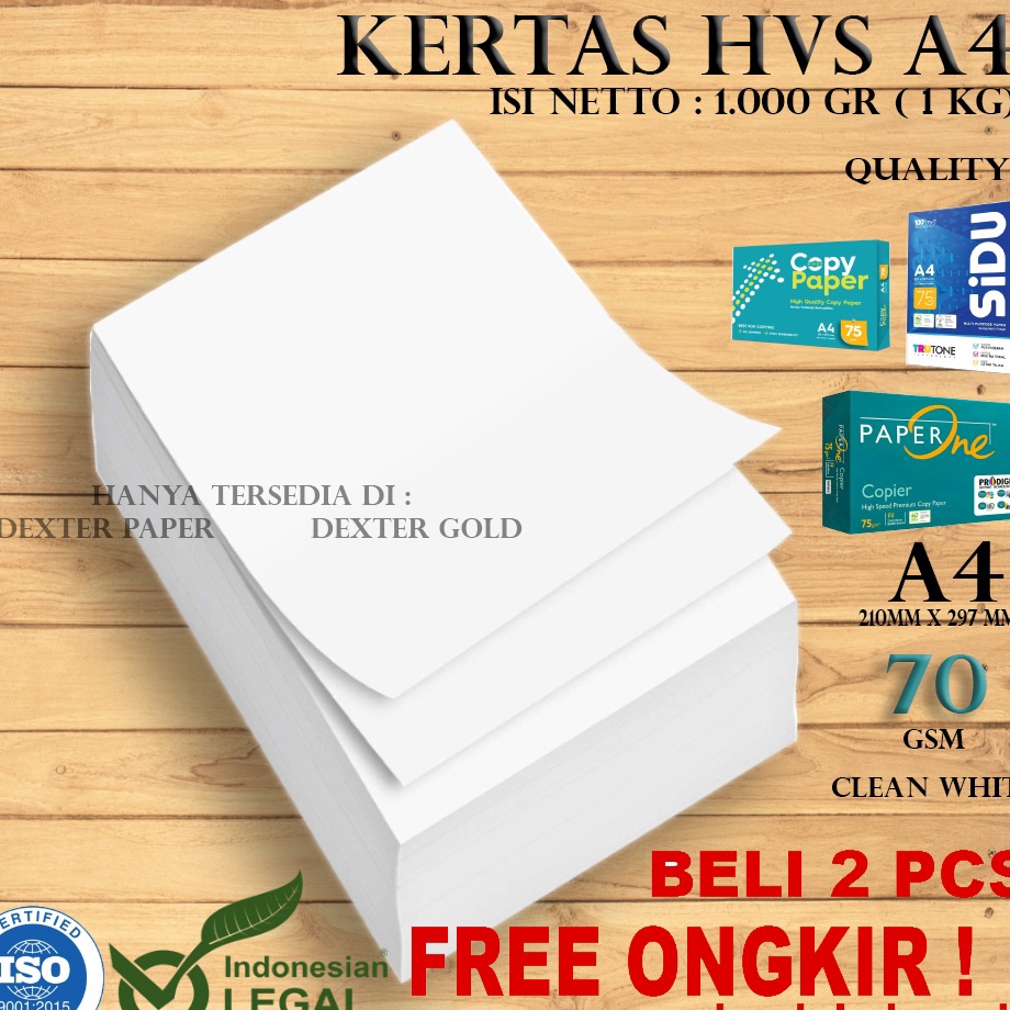 

Promo Ngetrend KERTAS HVS A4 7GR KERTAS A4 7GSM ISI 1 GRAM 1KG