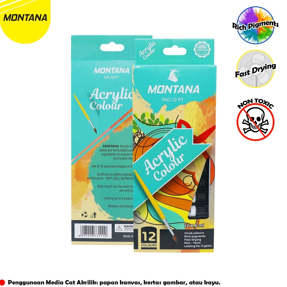 

Spesial Hemat MurahMurahATK Akrilik Color Cat Akrilil Montana TAC12PT