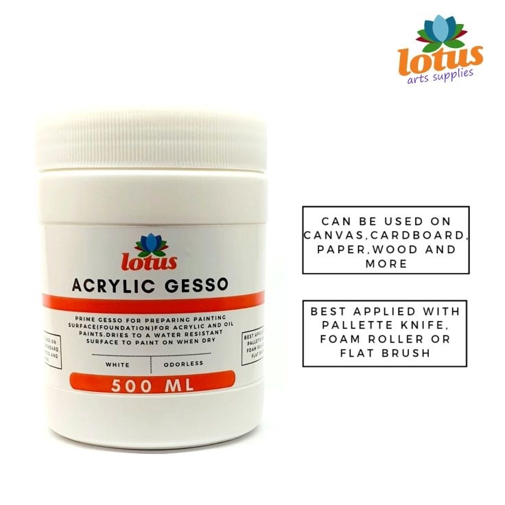 

Produk Terupdate LOTUS Acrylic Gesso Primer Decoupage 5ML