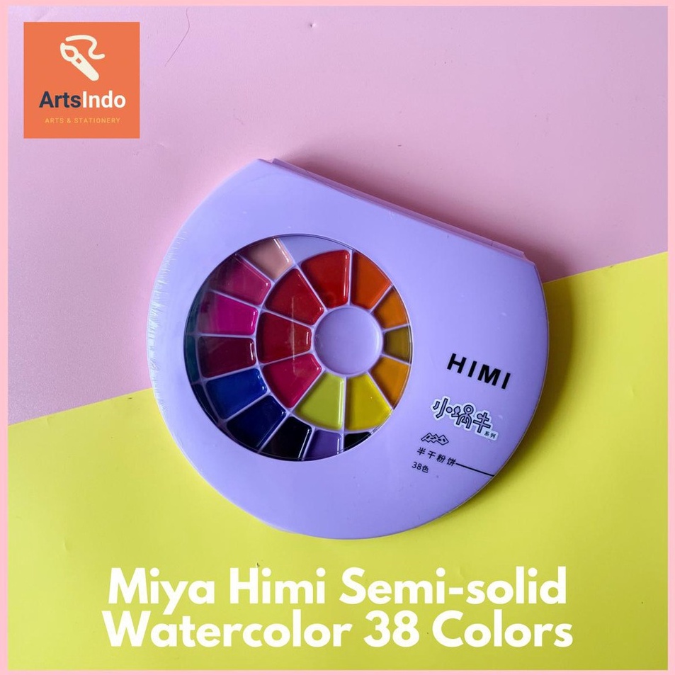 

Diskon Meriah Miya Himi Semi Solid Watercolor 38 Colors