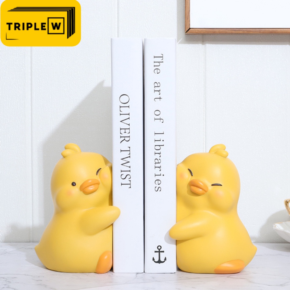 

Super Diskon TripleW Pembatas Buku Book Pajangan Bebek 2 PCS Lucu Stand Holder Organizer Twin Ducks Dekorasi Decoration