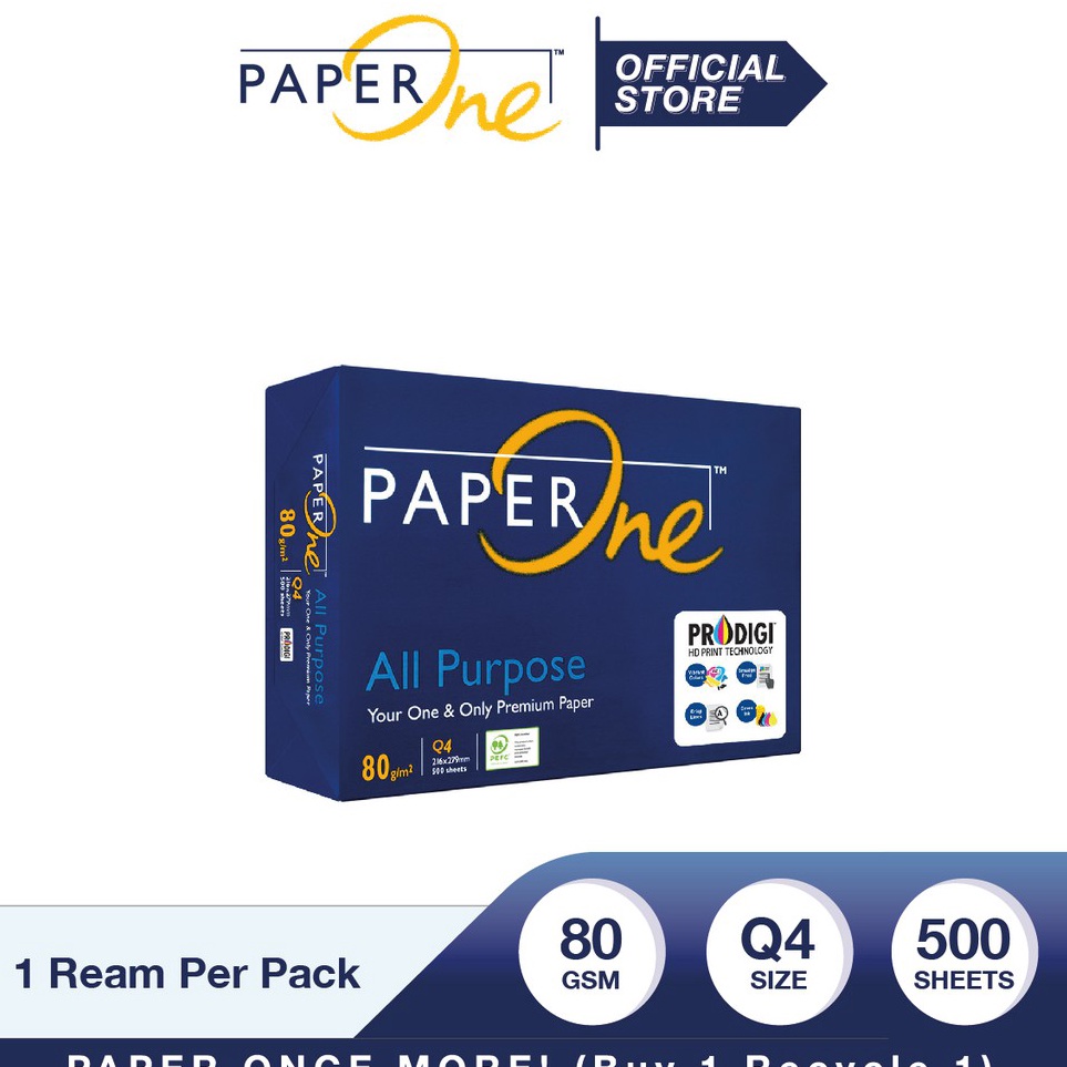 

Penjualan Terbaru PaperOne Kertas Quarto 8gr All Purpose 1 Rim 5 lembar Kertas HVS Q4 Kertas Fotocopy