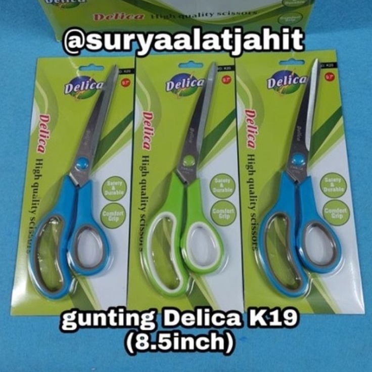 

Diskon Terpopuler Gunting Delica K19 uk85in21cm rp131pcs