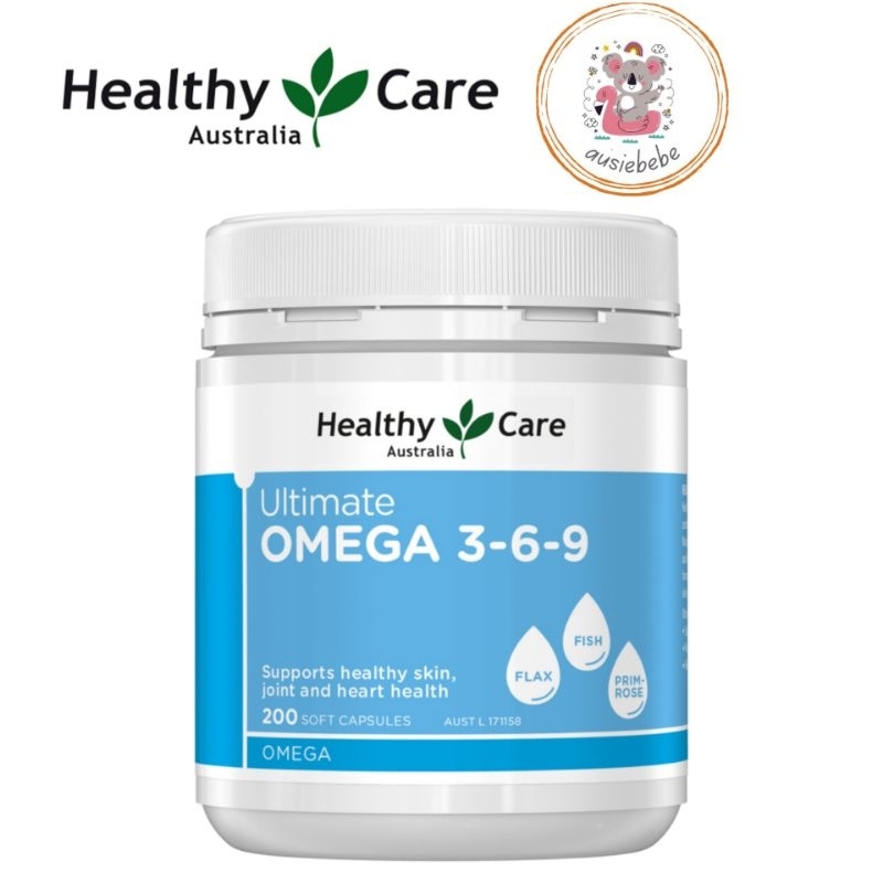 Healthy Care Ultimate Omega 3-6-9 | 200 Capsules
