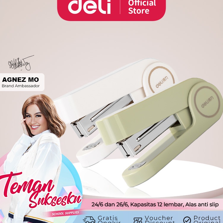 

Best Deals Deli Stapler Staples Kapasitas 12 Lembar Bahan Tebal TA32