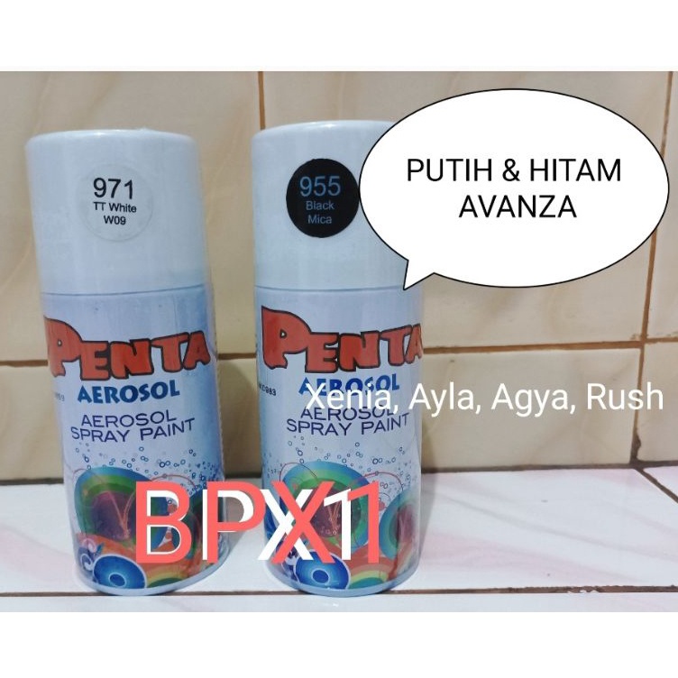 

Kejutan Terbaik Cat Semprot Putih W9 Black Mica 955 Avansa Rush Xenia Cayla Sigra Agia Ayla 3 ml