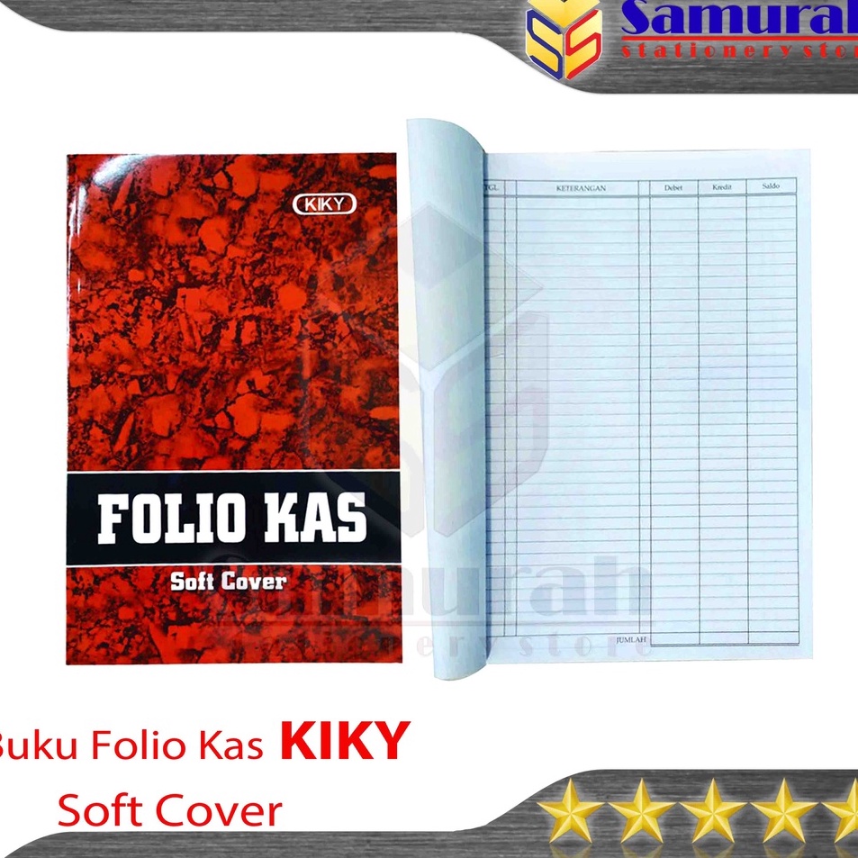 

Flash Promo Buku Kas KIKY Folio Soft Cover F4 Besar Buku Folio Mutasi Arus Kas Kantor Pembukuan Sampul Tipis 21 x 3 cm