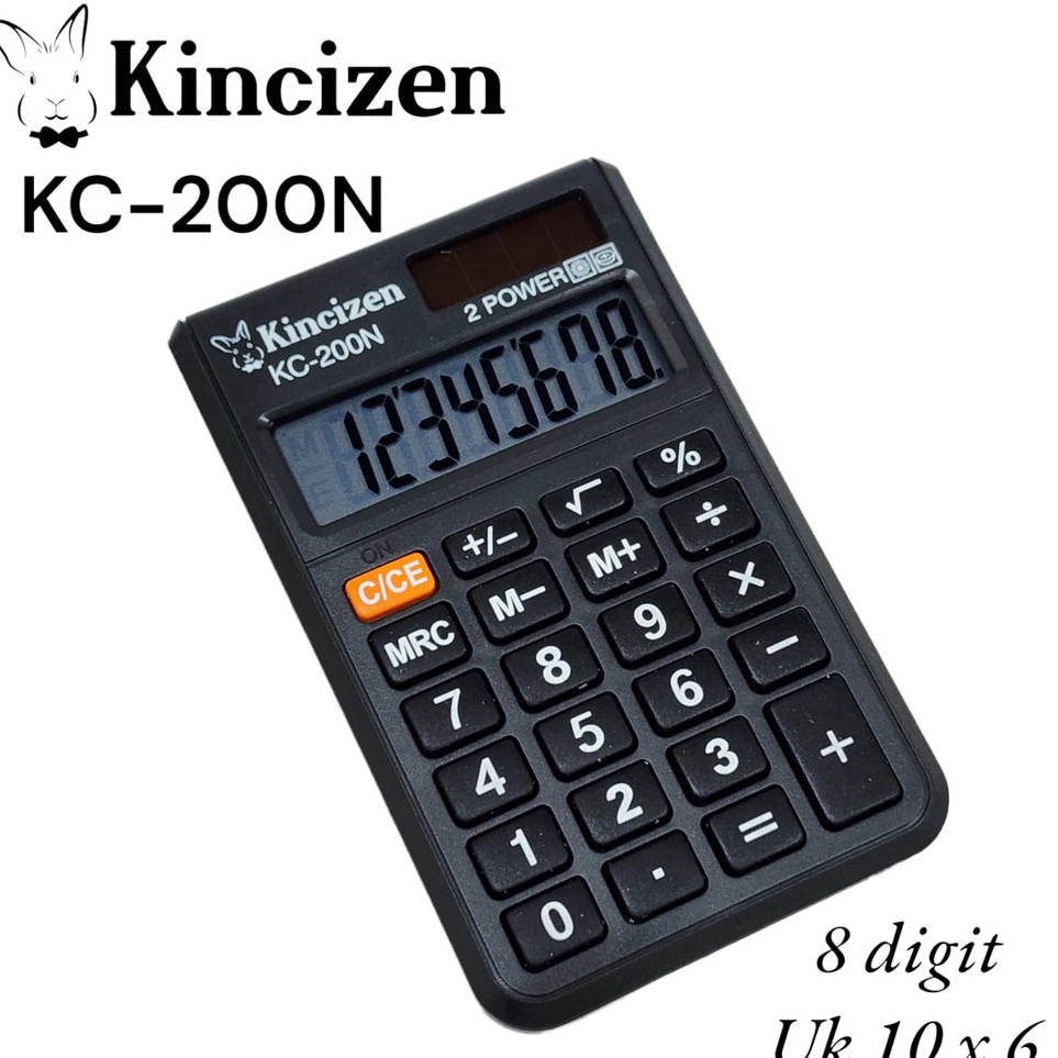 

Promo Laris Kalkulator mini KINCIZEN KC2N 8 digit Kalkulator citizen LC11 LC21 LC2N